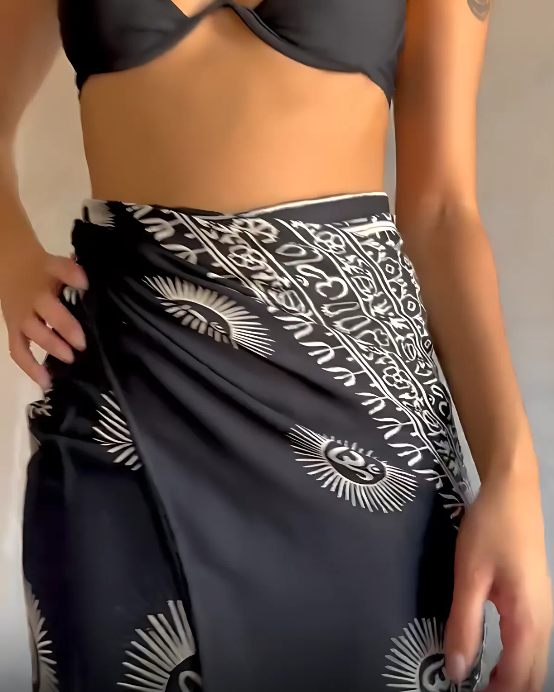 Pareo estilo boho