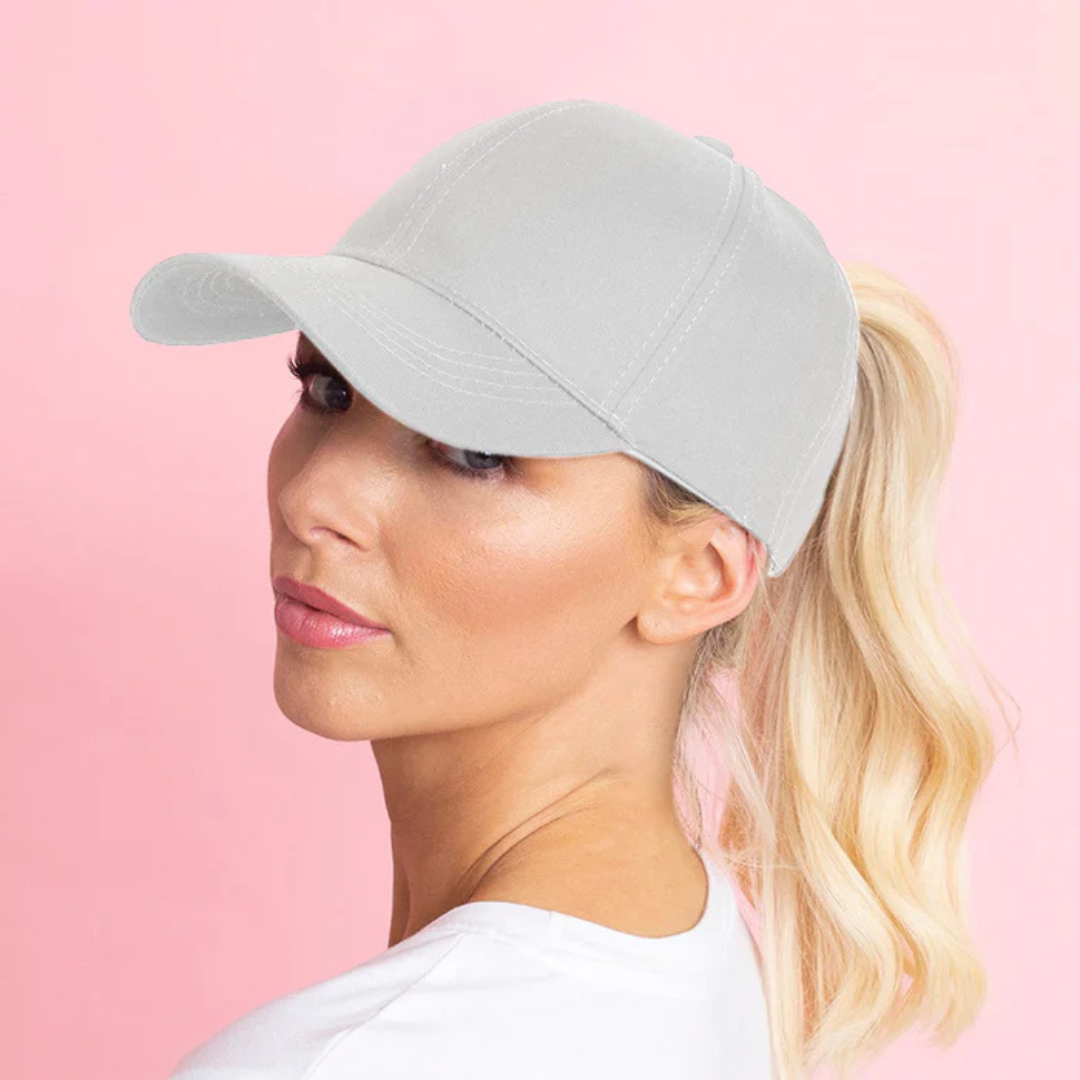 Gorra Deportiva para Mujer con Abertura para Cola de Cabello