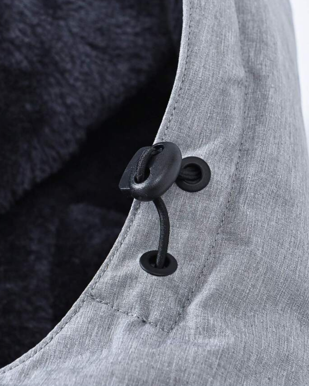 Chaqueta Impermeable de Invierno Unisex con Forro Polar y Capucha Ajustable