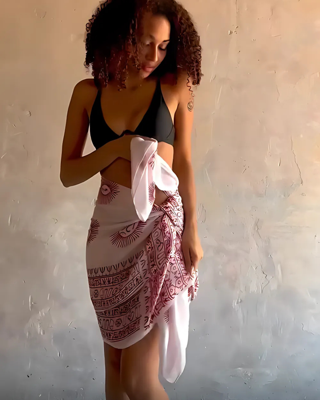 Pareo estilo boho