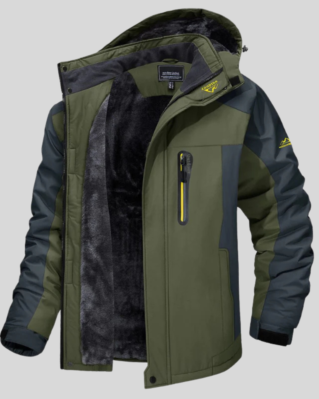 Chaqueta Impermeable con Forro Polar para Hombres