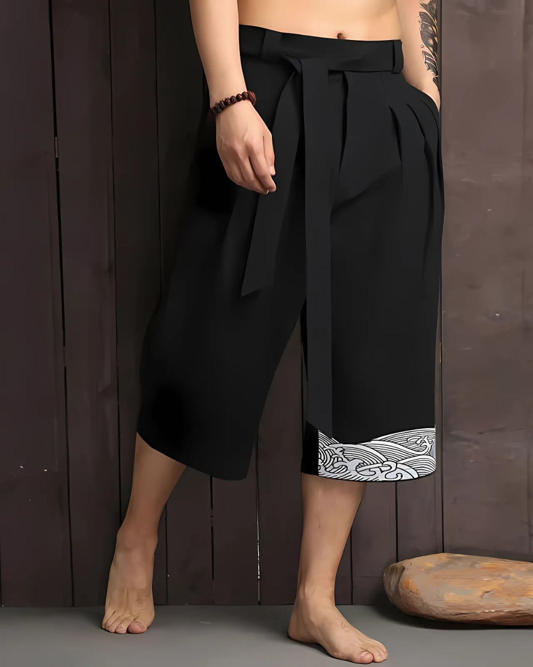 Pantalones cortos japoneses para hombre