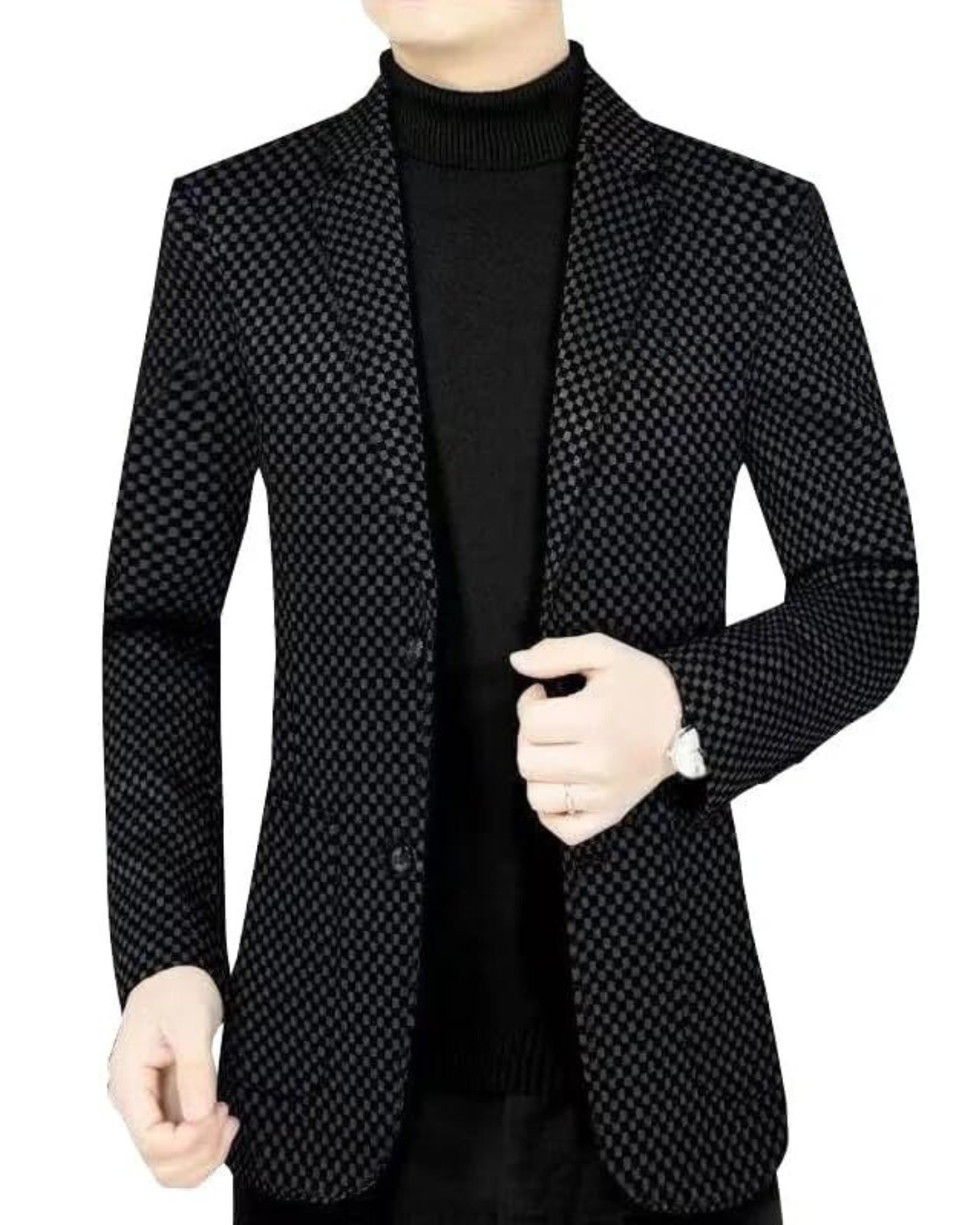 Chaqueta Casual de Corte Ajustado para Hombre