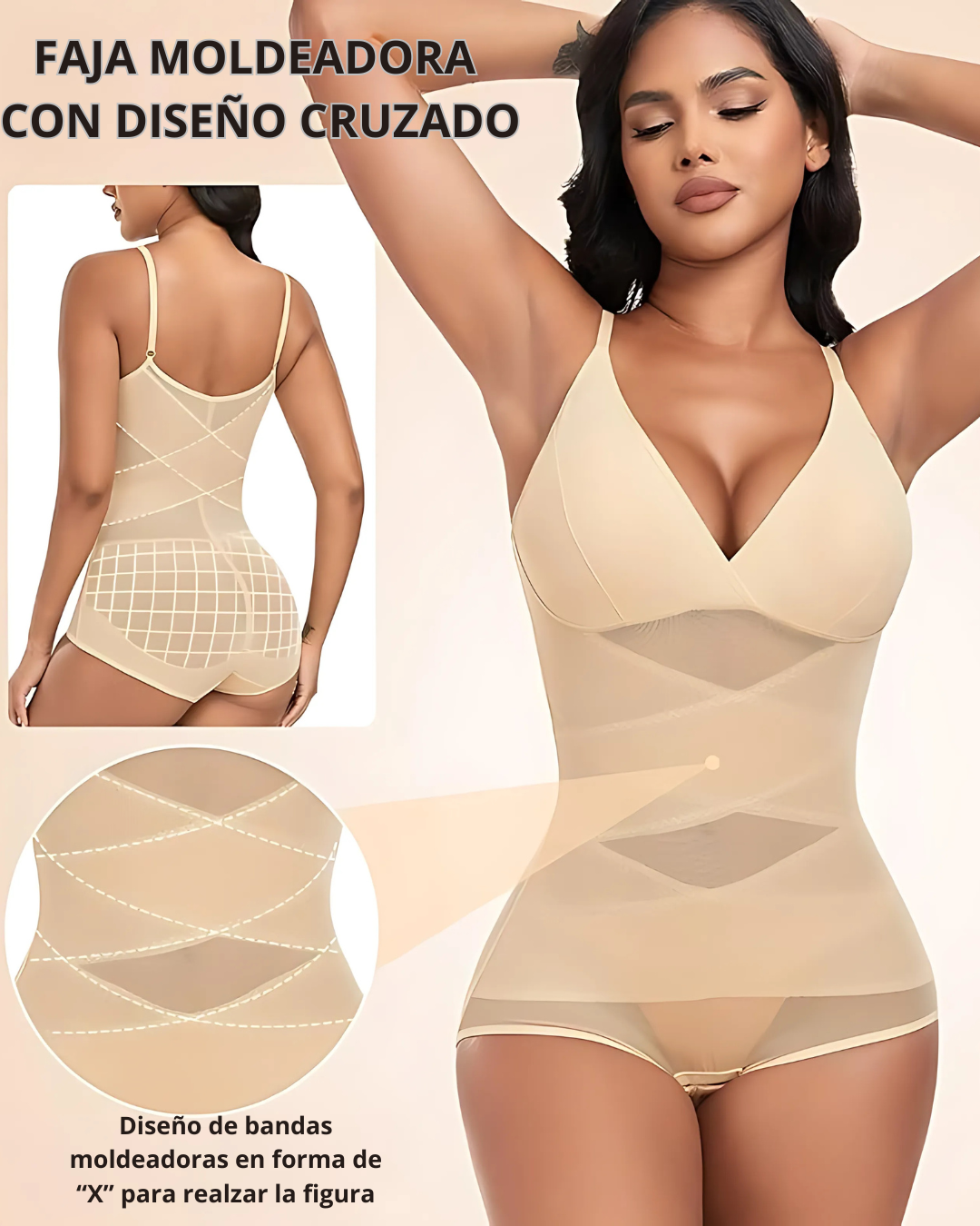 Body Moldeador Invisible con Tirantes Ajustables