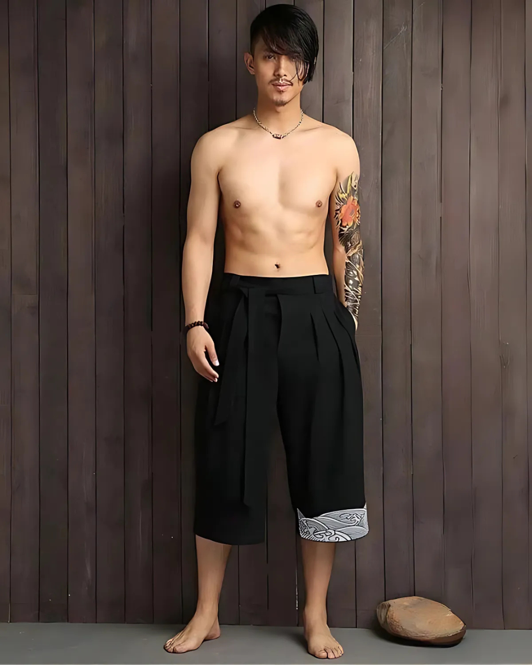 Pantalones cortos japoneses para hombre