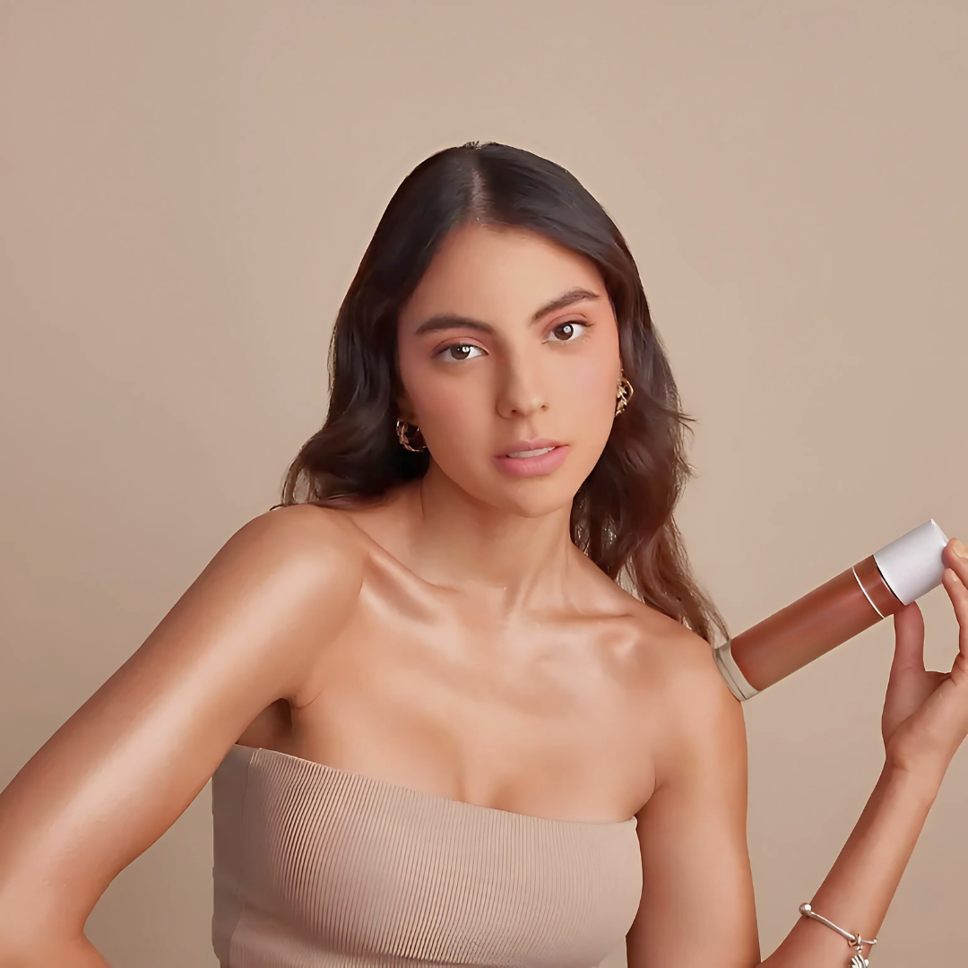 Base de Maquillaje con Iluminador 3 en 1: Hidratación, Bronceado y Efecto Luminoso al Instante (OFERTA 2X1)