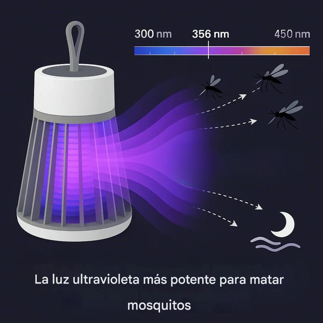 Lampara repelente de mosquitos con tecnología UV inteligente