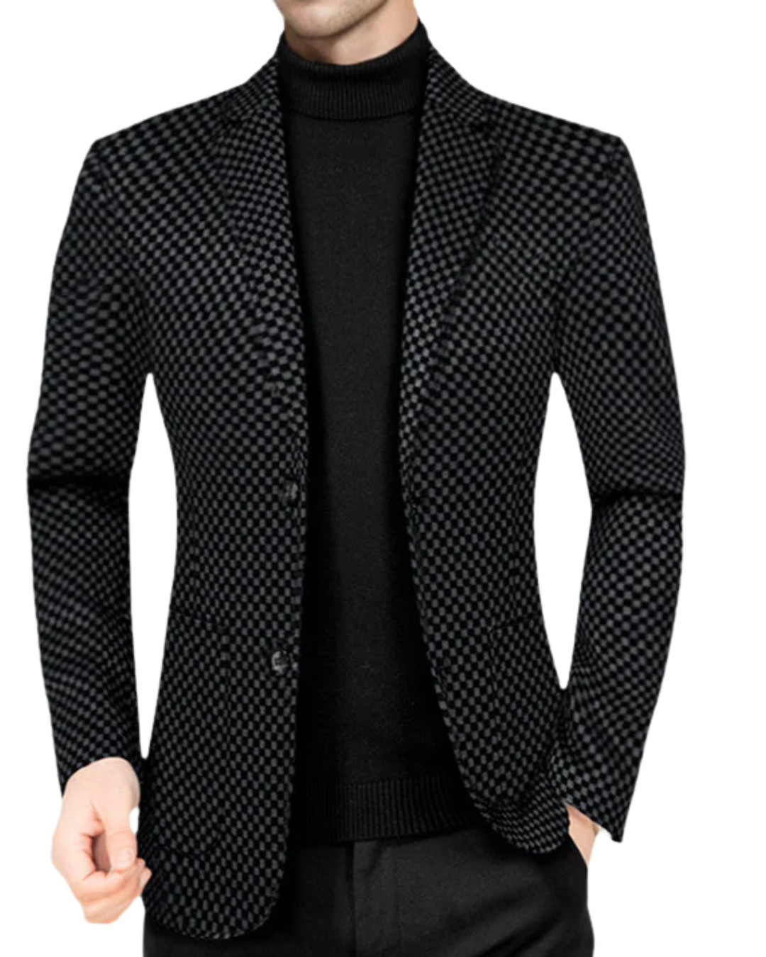 Chaqueta Casual de Corte Ajustado para Hombre