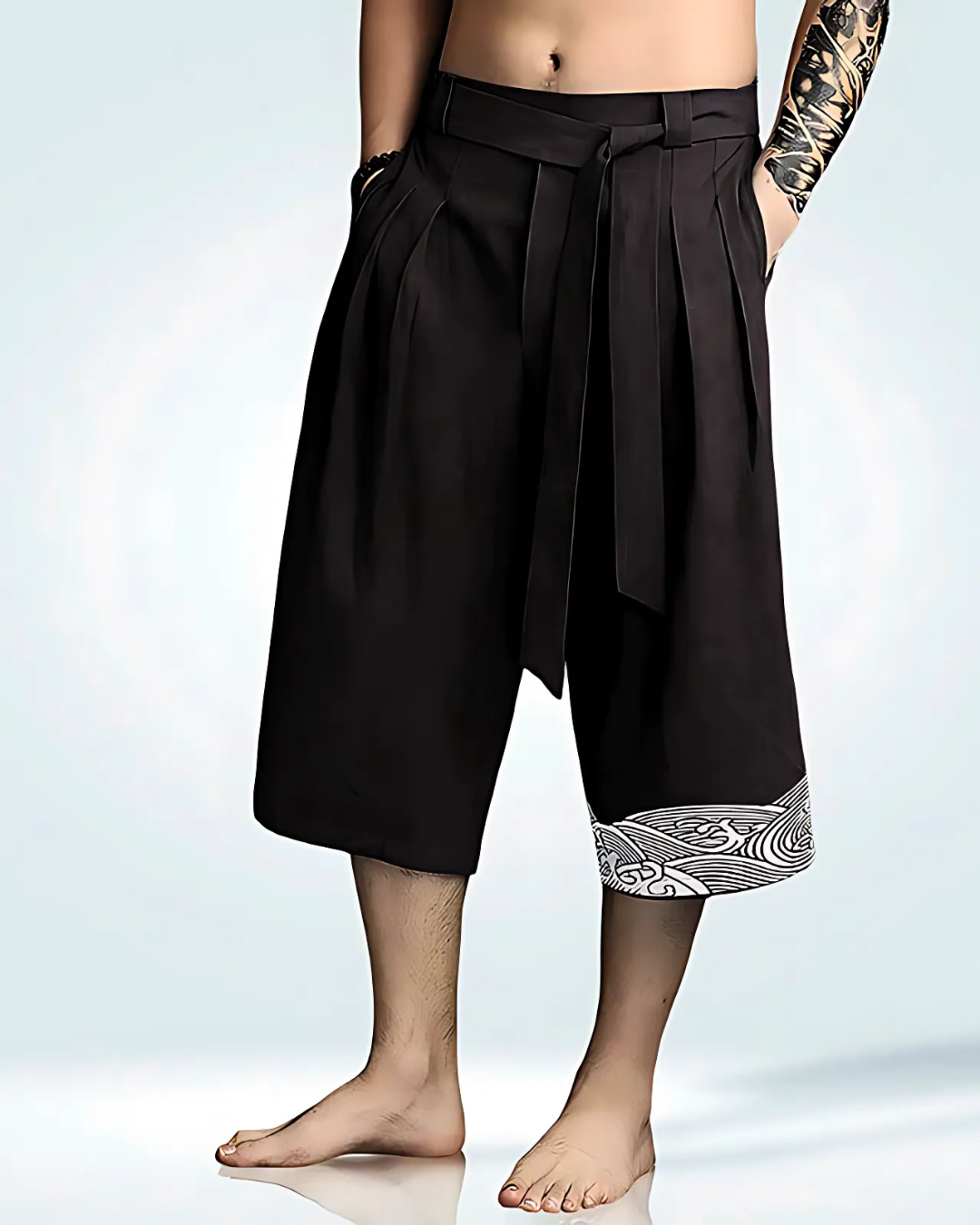 Pantalones cortos japoneses para hombre