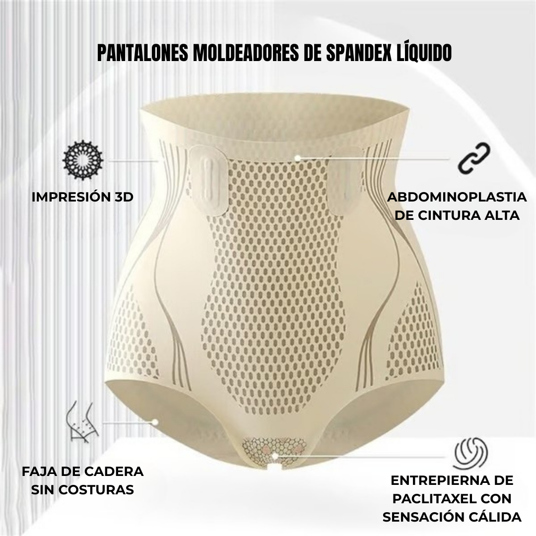 Panty Moldeadora de Cintura Alta con Compresión de Abdomen y Diseño sin Costuras (OFERTA 2X1)