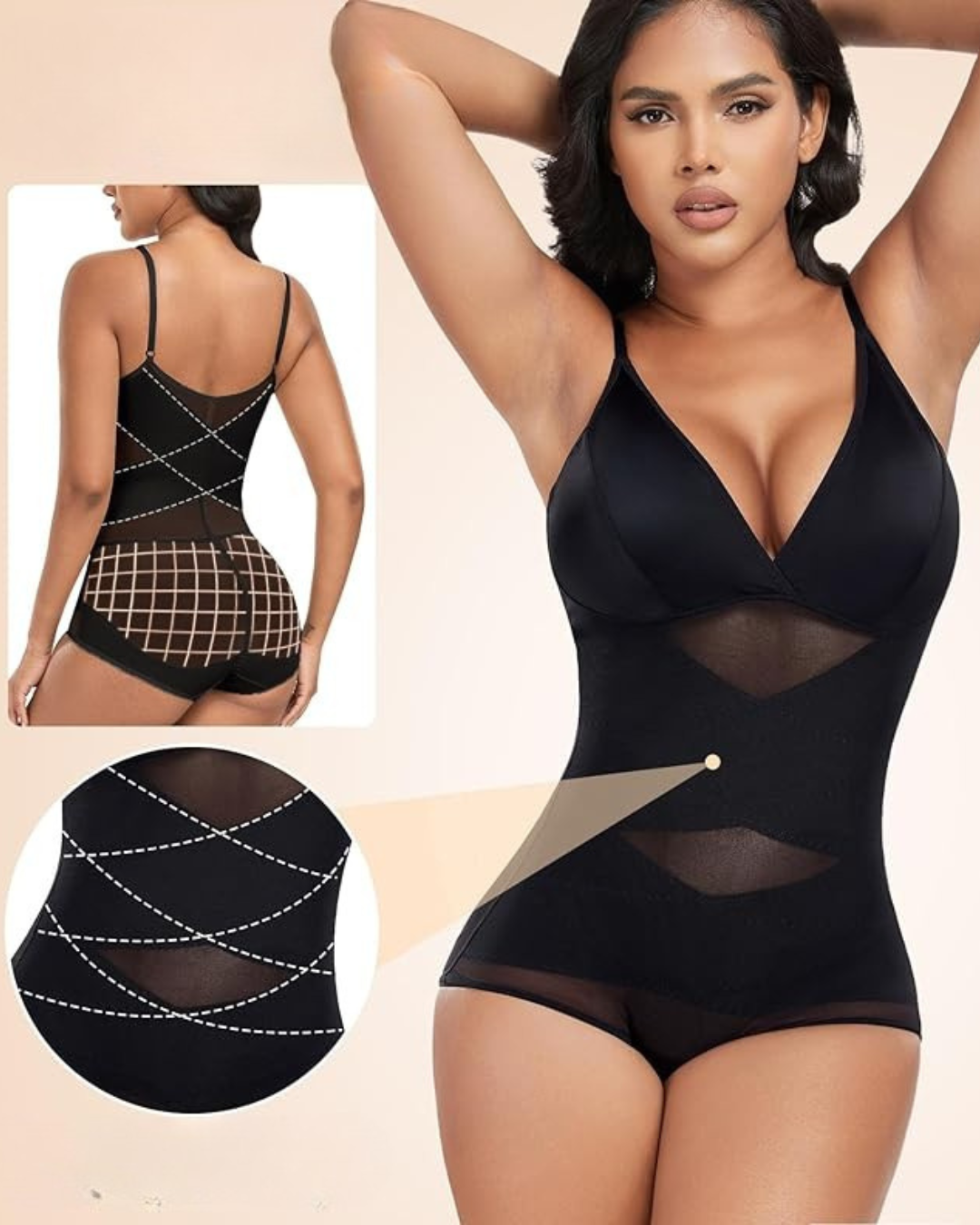 Body Moldeador Invisible con Tirantes Ajustables