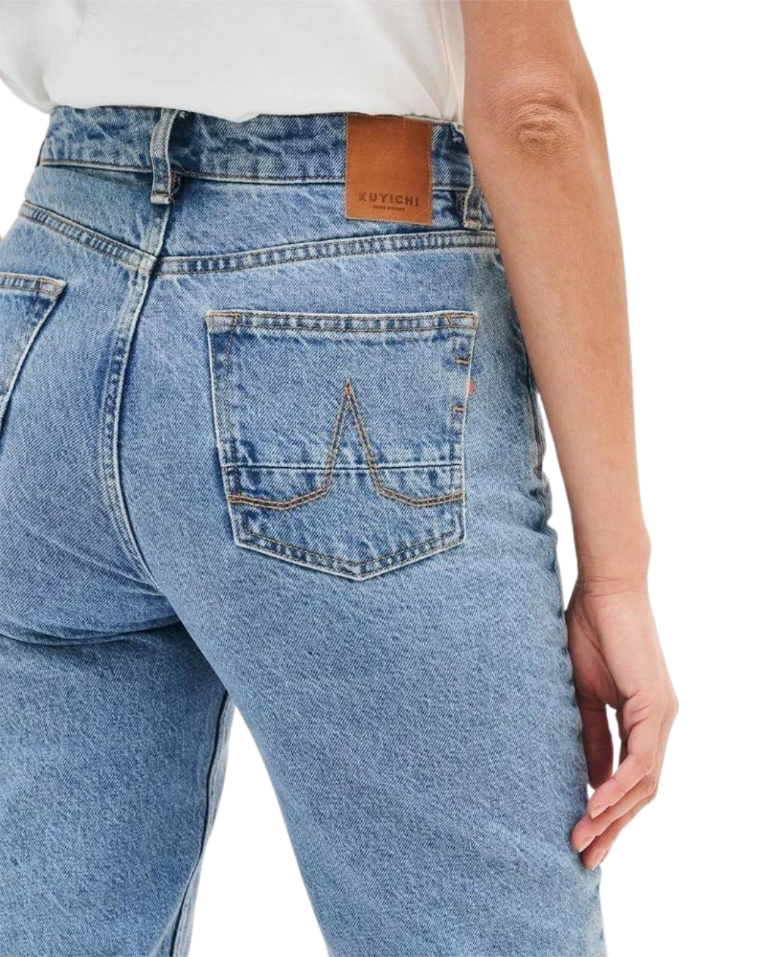 Pantalón Mom Jeans Corte Alto Estilo Vintage