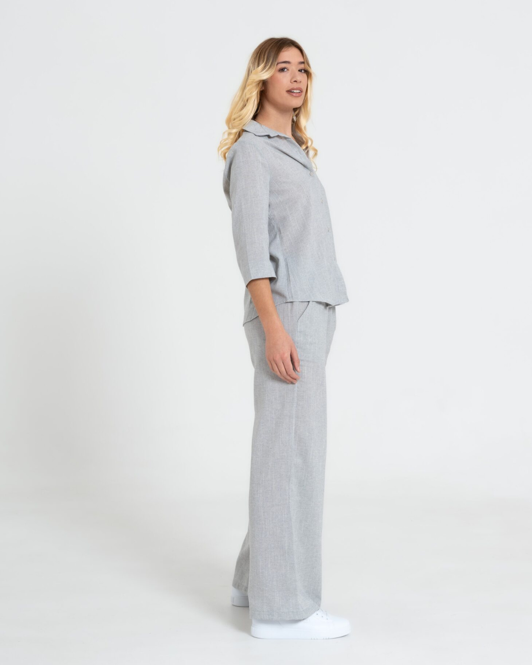 Conjunto Casual de 2 Piezas para Mujer de Estilo Clasico y Elegante