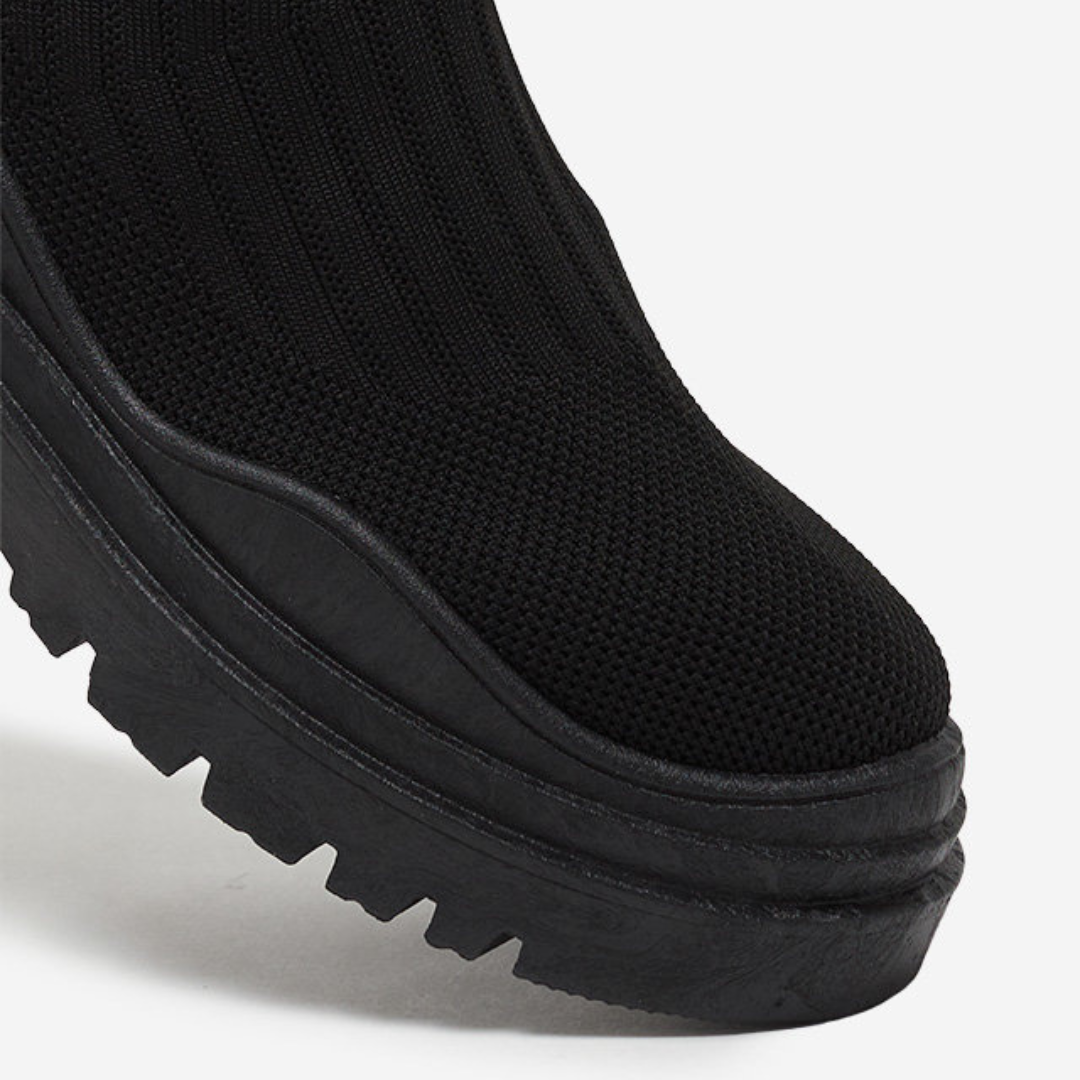 Botas Ergonómicas Punta Redonda para Mujer