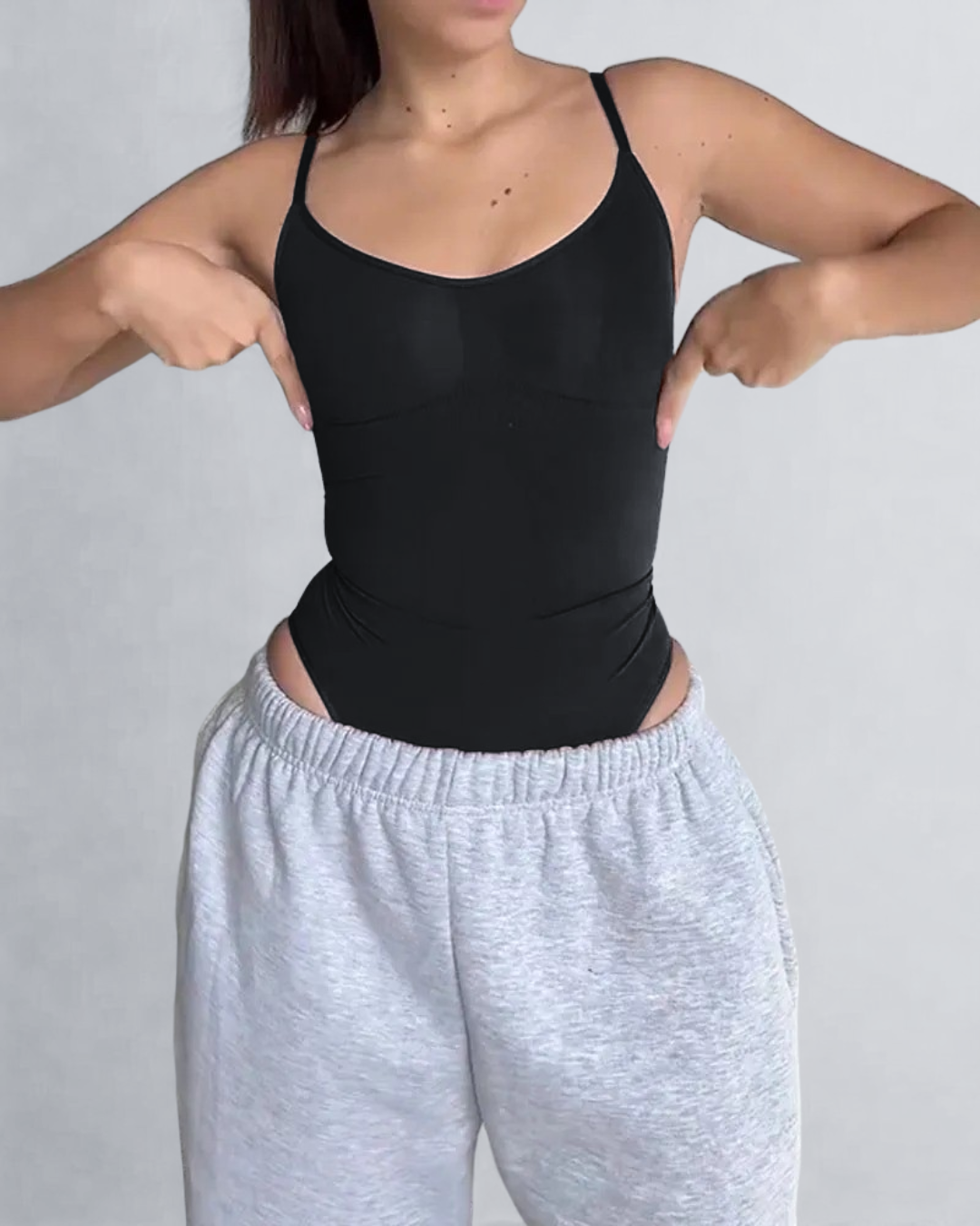 Body Moldeador sin Costuras y tirantes ajustables