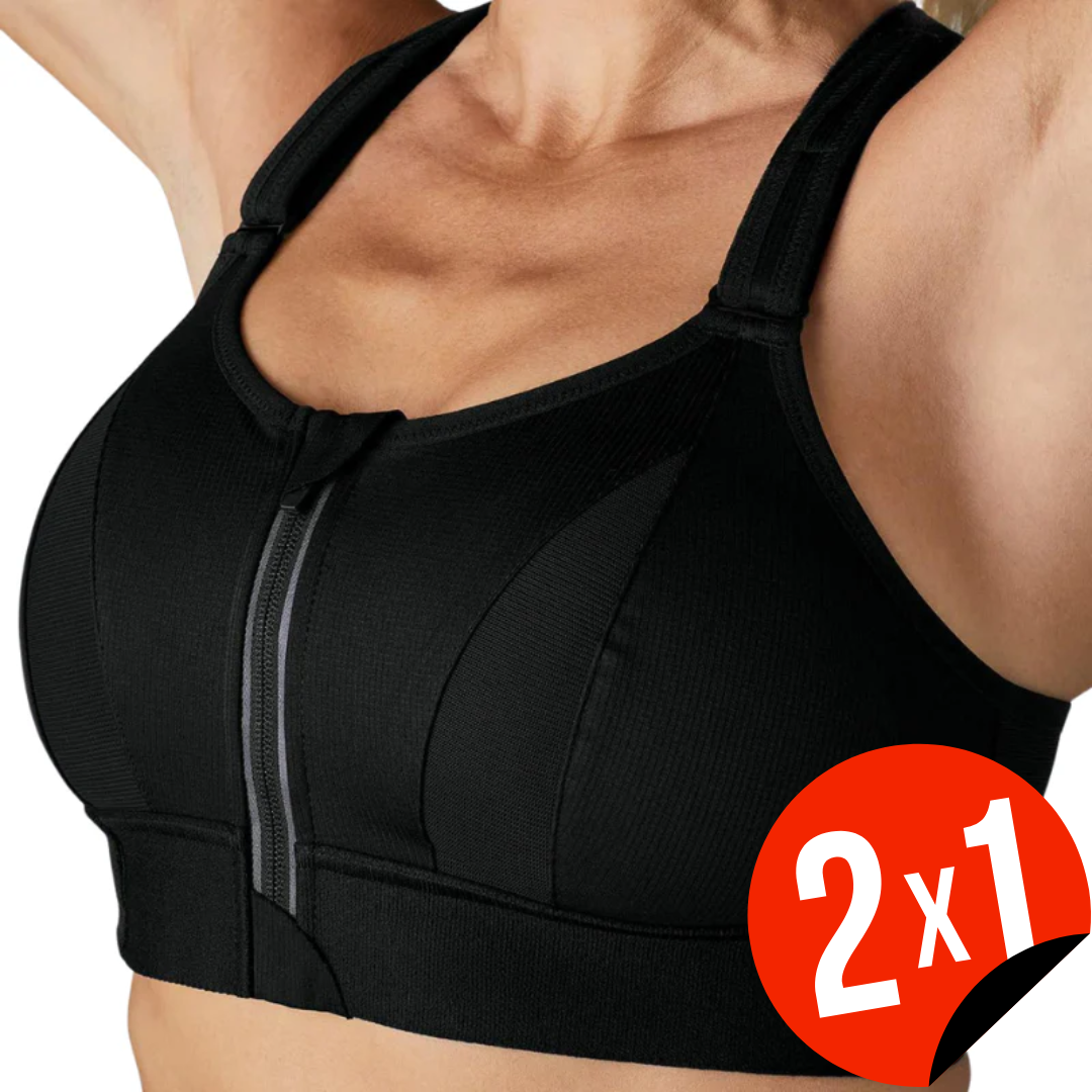 Sujetador Deportivo Ajustable de Alto Impacto con Abrochado Frontal (OFERTA 2X1)