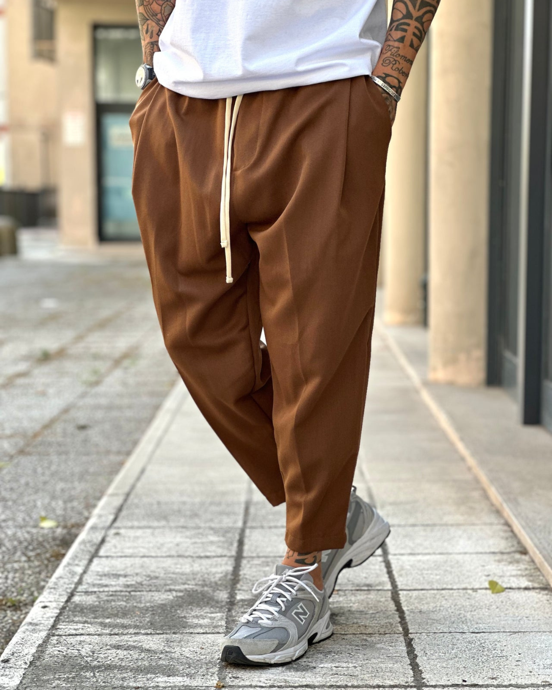 Pantalón de Pierna Ancha para Hombre