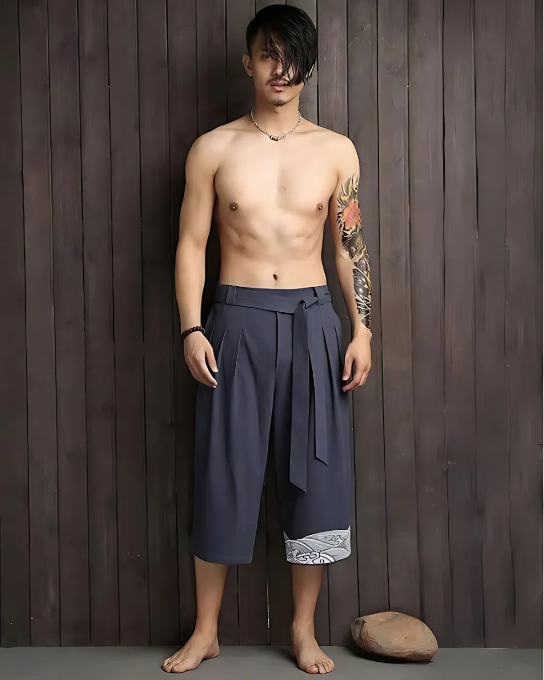 Pantalones cortos japoneses para hombre