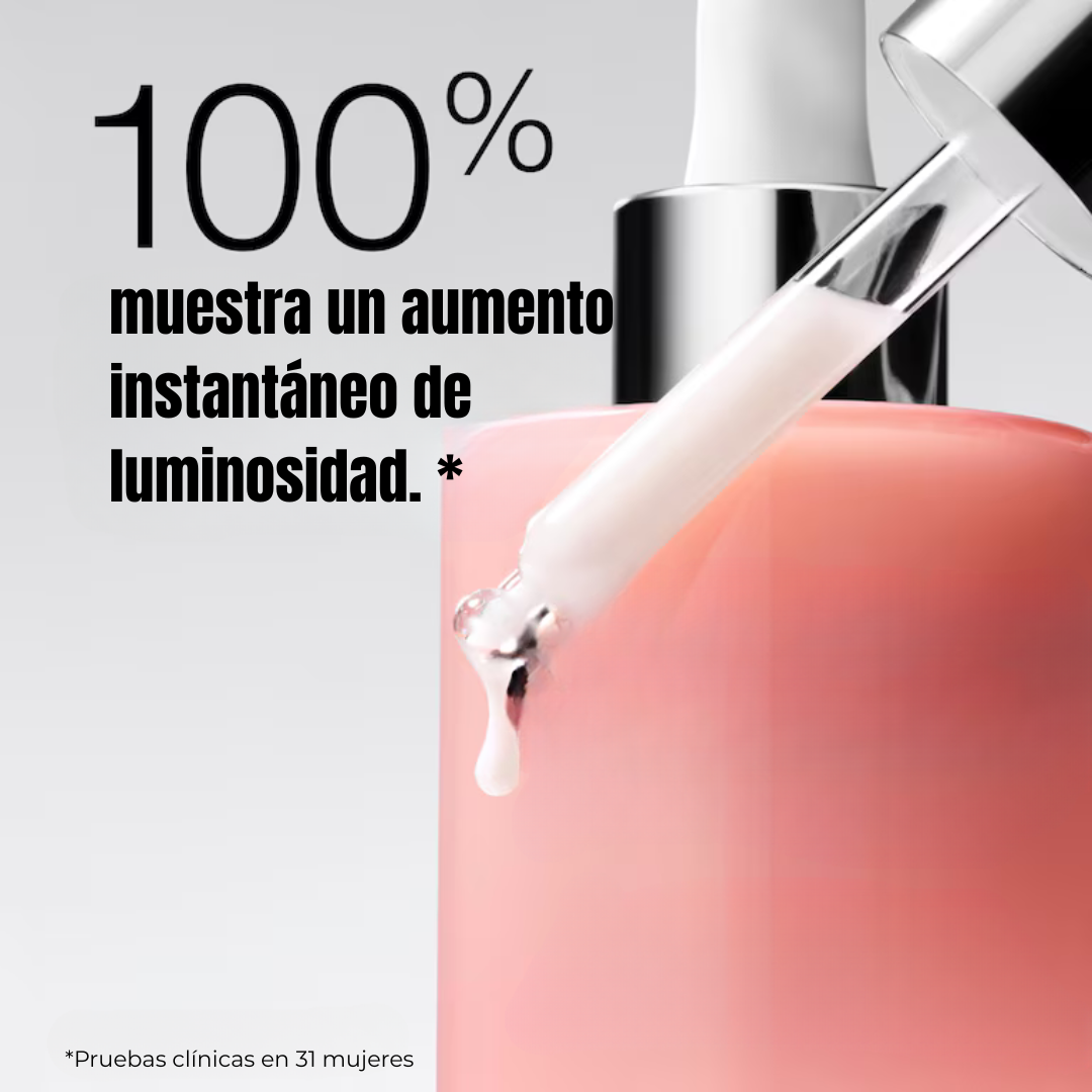 Sérum Iluminador con Ácido Hialurónico, Vitamina C y AHA que Hidrata Profundamente (OFERTA 2X1)