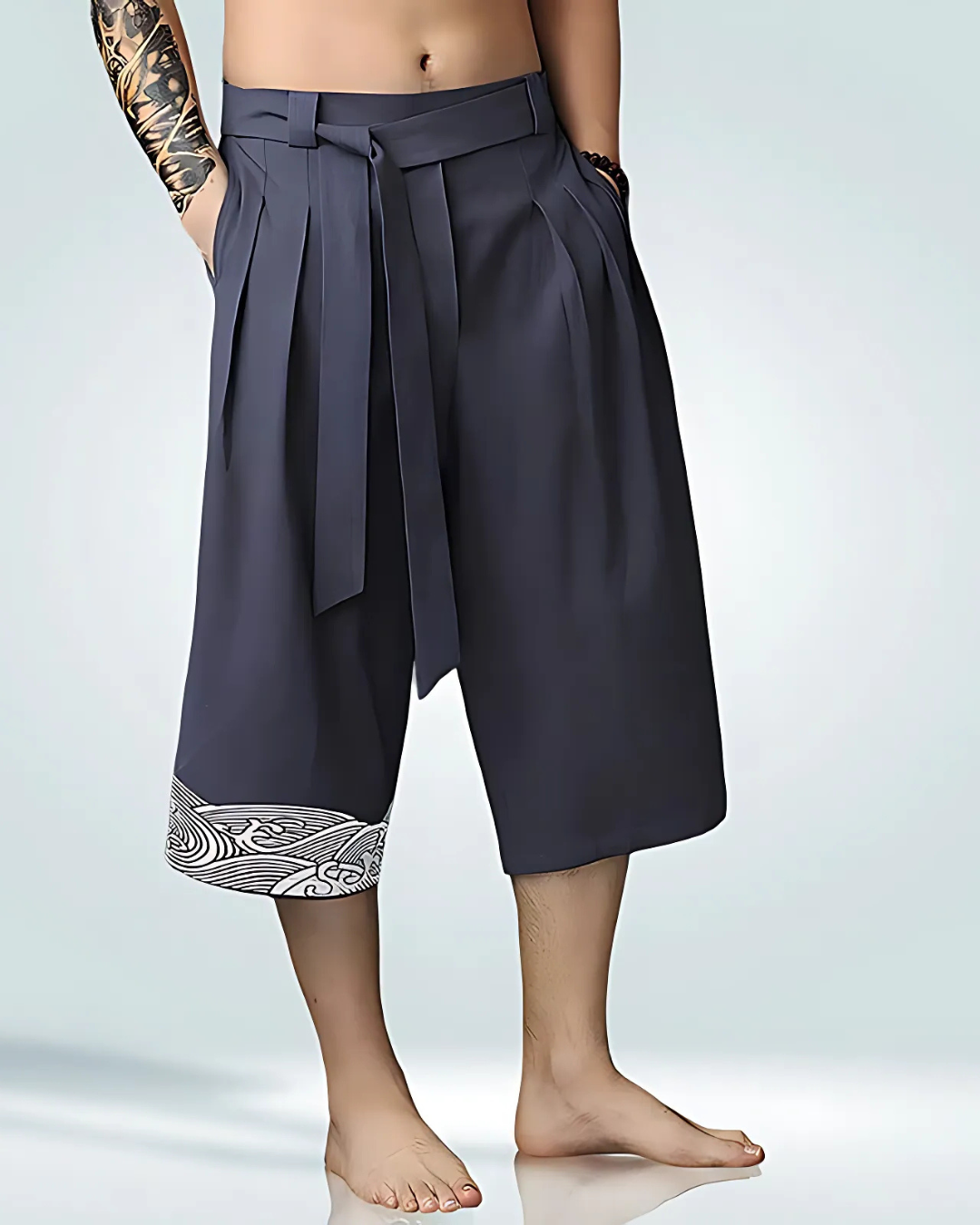 Pantalones cortos japoneses para hombre