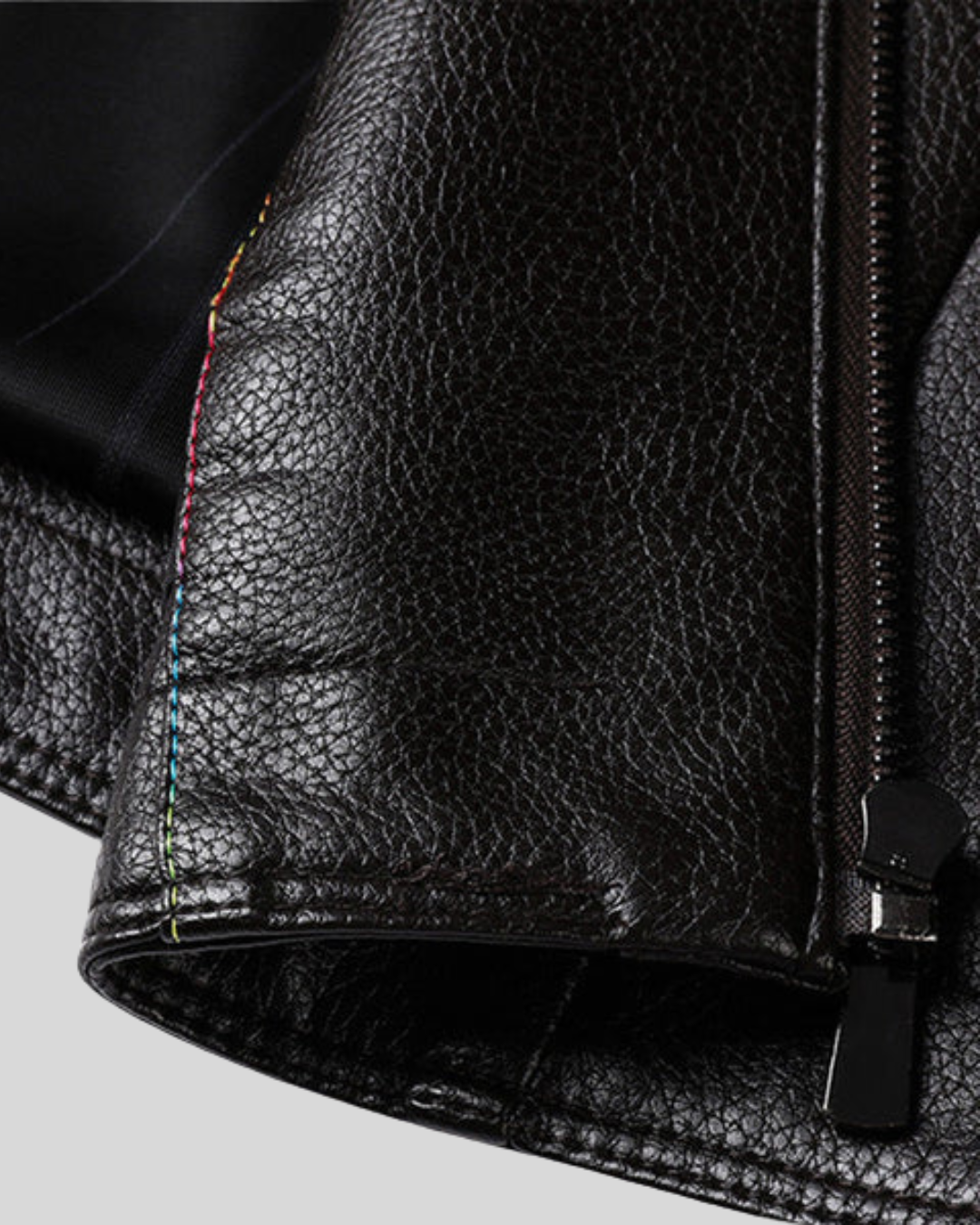 Chaqueta de Cuero Cálida para Hombre