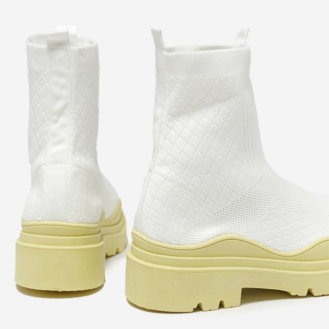 Botas Ergonómicas Punta Redonda para Mujer