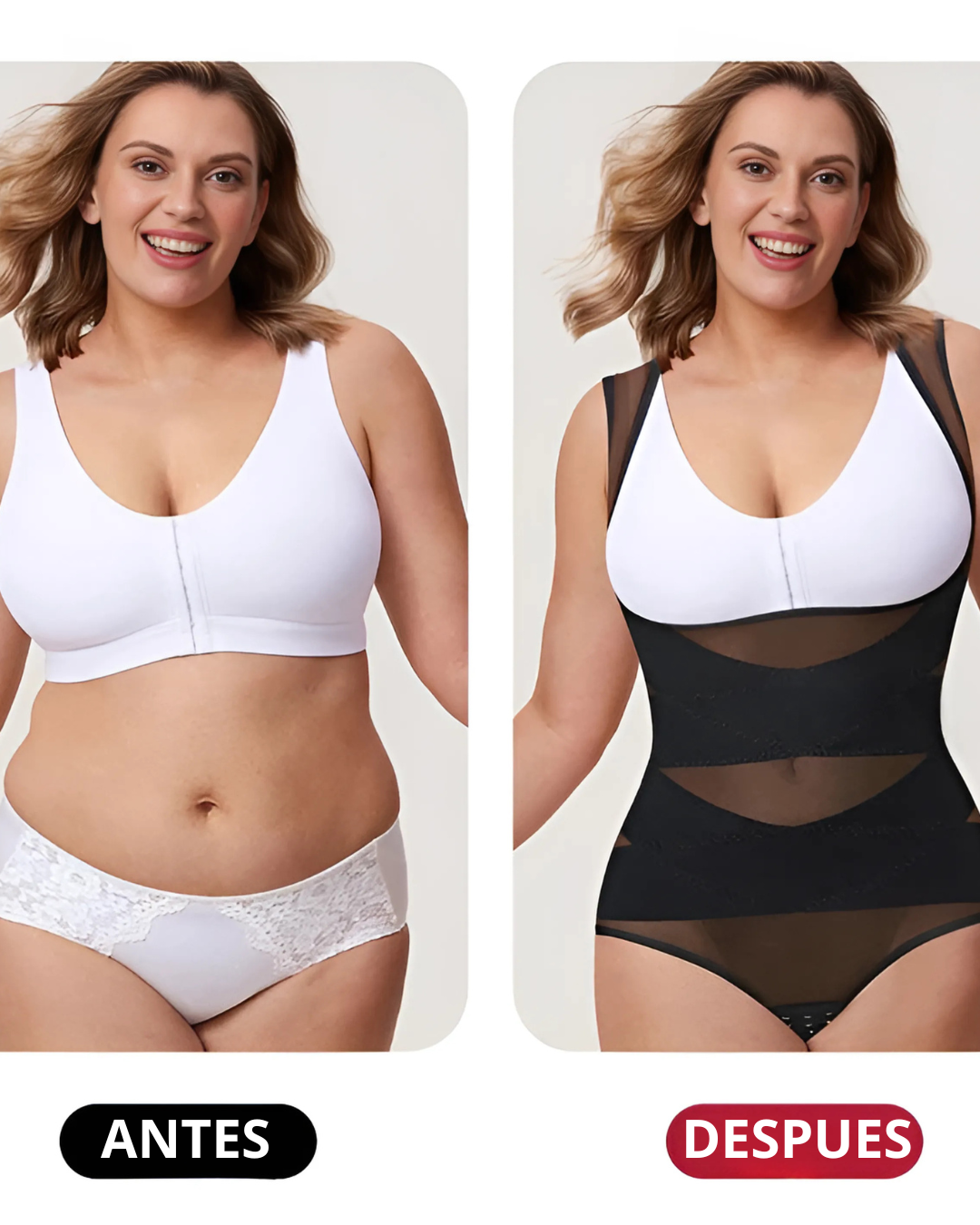 Body Moldeador Invisible con Tirantes Ajustables