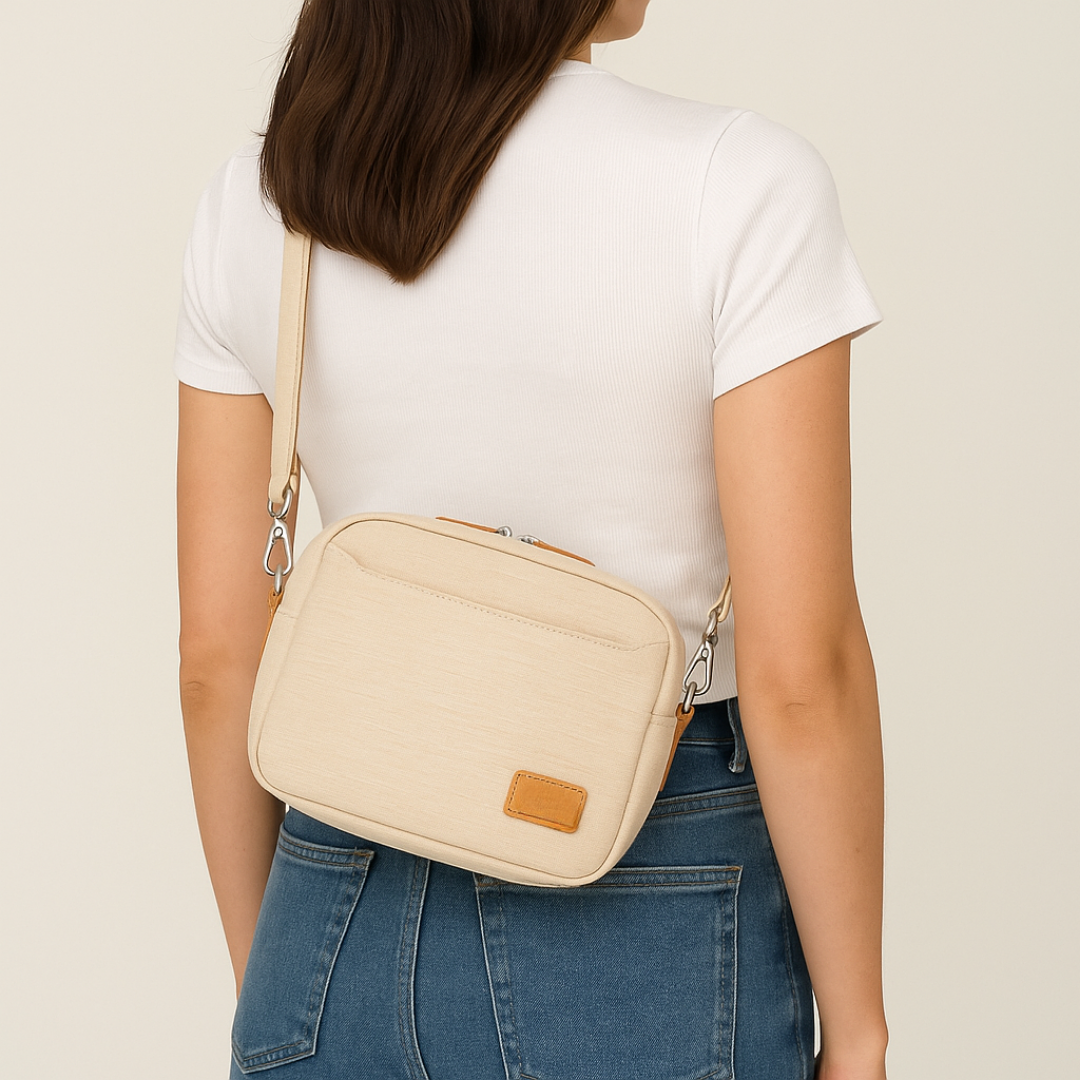 Bolso Cruzado con Correa Ajustable y Estilo Minimalista Unisex