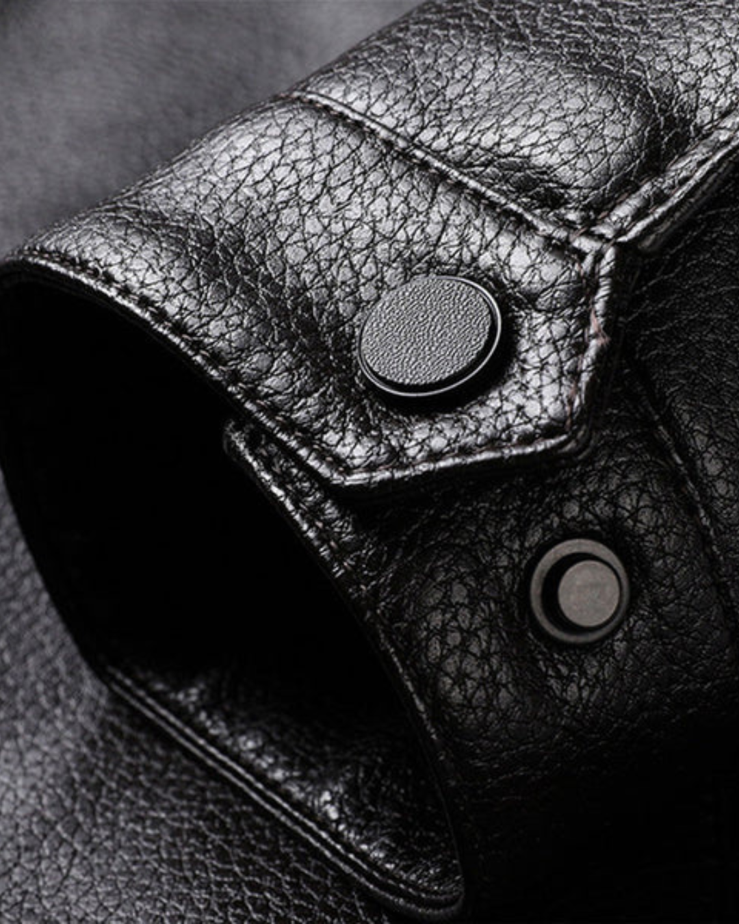 Chaqueta de Cuero Cálida para Hombre