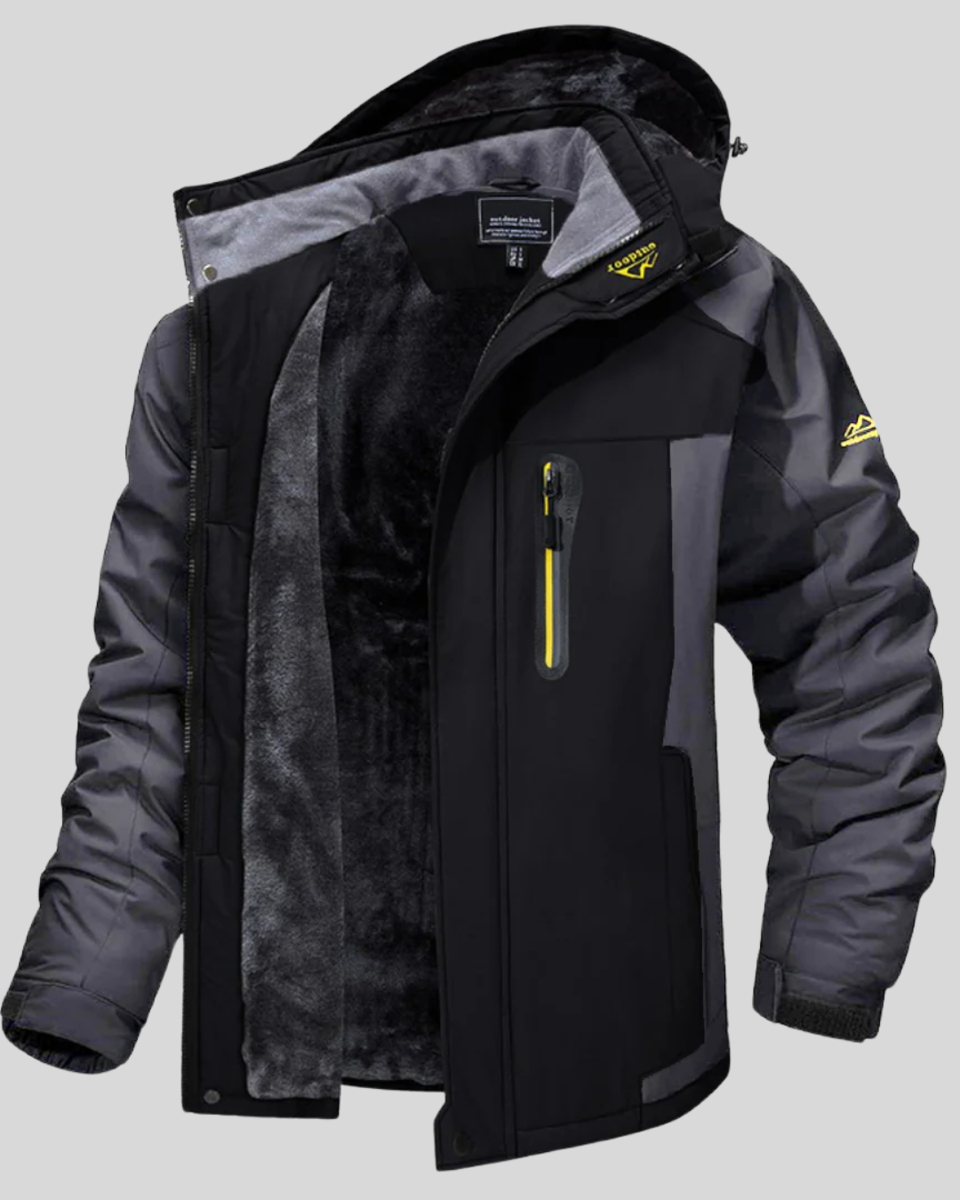 Chaqueta Impermeable con Forro Polar para Hombres