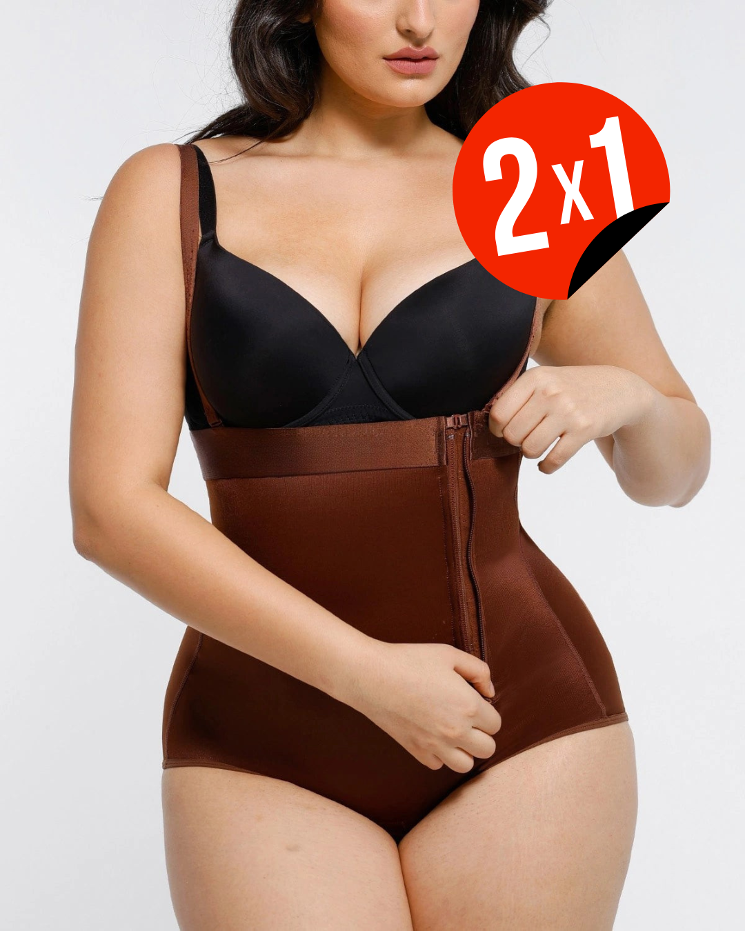 Faja Moldeadora de Cintura Alta con Control de Abdomen y Levanta Cola (2X1 OFERTA)