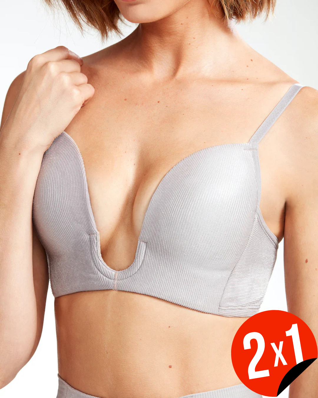Sujetador Efecto Push-Up con Escote en U (OFERTA 2X1)