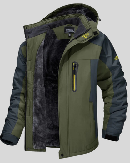 Chaqueta Impermeable con Forro Polar para Hombres