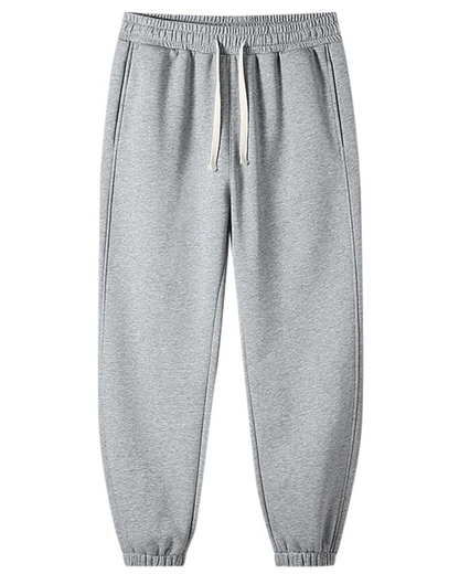 Pantalón de Tejido Polar para Hombre con Cintura Ajustable y Bolsillos Laterales
