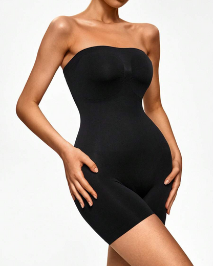 Faja Reductora sin Costuras para Mujer con Tirantes Extraíbles