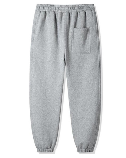 Pantalón de Tejido Polar para Hombre con Cintura Ajustable y Bolsillos Laterales
