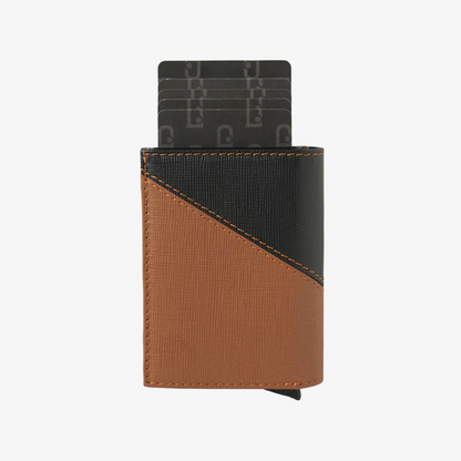 Billetera con Protección RFID y Expulsor Automático de Tarjetas