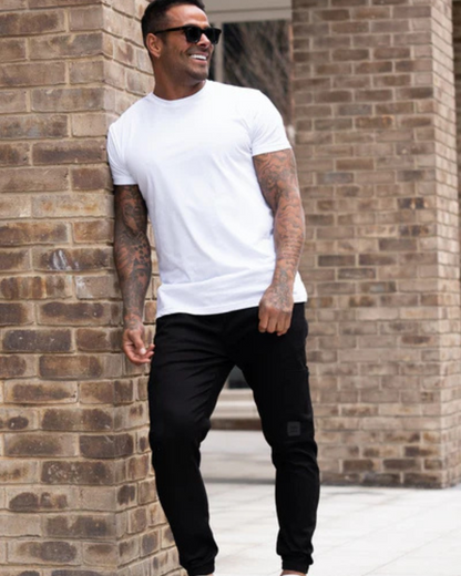 Pantalón Tipo Jogger con Cintura Ajustable para Hombres