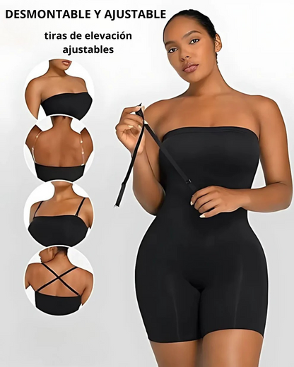 Faja Reductora sin Costuras para Mujer con Tirantes Extraíbles