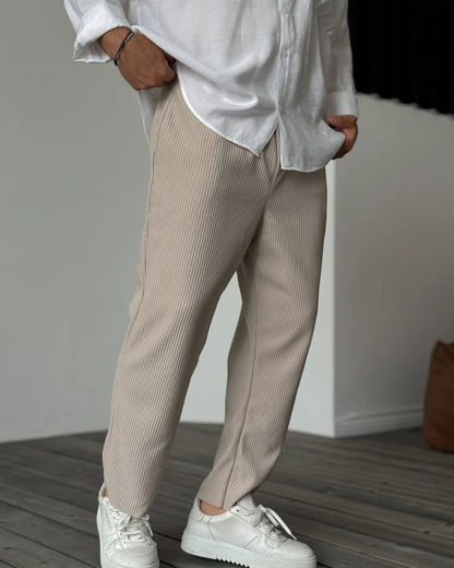 Pantalón de Vestir para Hombre en Tejido Suave
