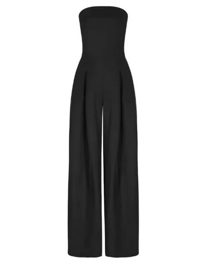 Mono Elegante sin Tirantes con un Diseño Amplio y Sofisticado