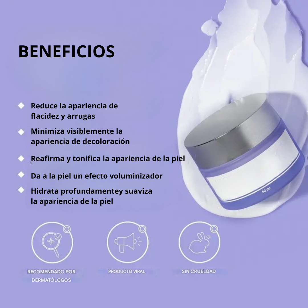 Crema reafirmante e hidratante para cuello