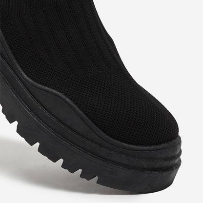 Botas Ergonómicas Punta Redonda para Mujer