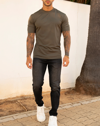 Jeans clásicos de corte recto para hombre
