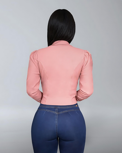 Jeans Tiro Alto Levanta Glúteos