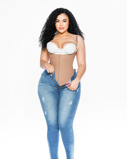 Faja Reductora de Espalda Alta con Cremallera Invisible