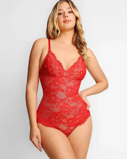 Body de Encaje para Realzar la Figura con Efecto Modelador y Diseño Elegante