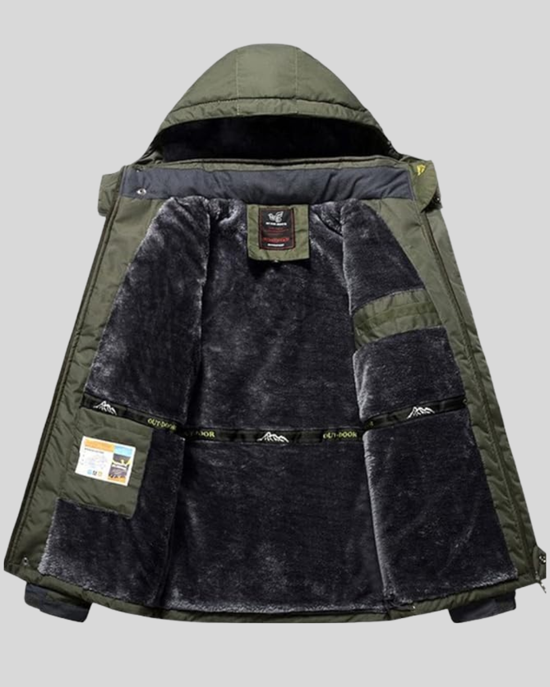 Chaqueta Impermeable con Forro Polar para Hombres