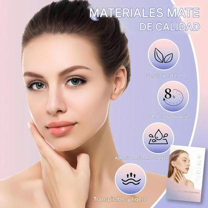 Cinta invisible para lifting facial (40 piezas)