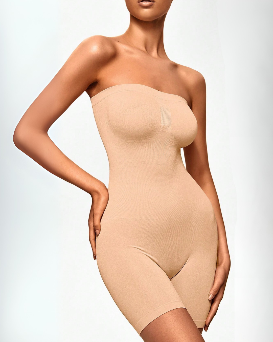 Faja Reductora sin Costuras para Mujer con Tirantes Extraíbles